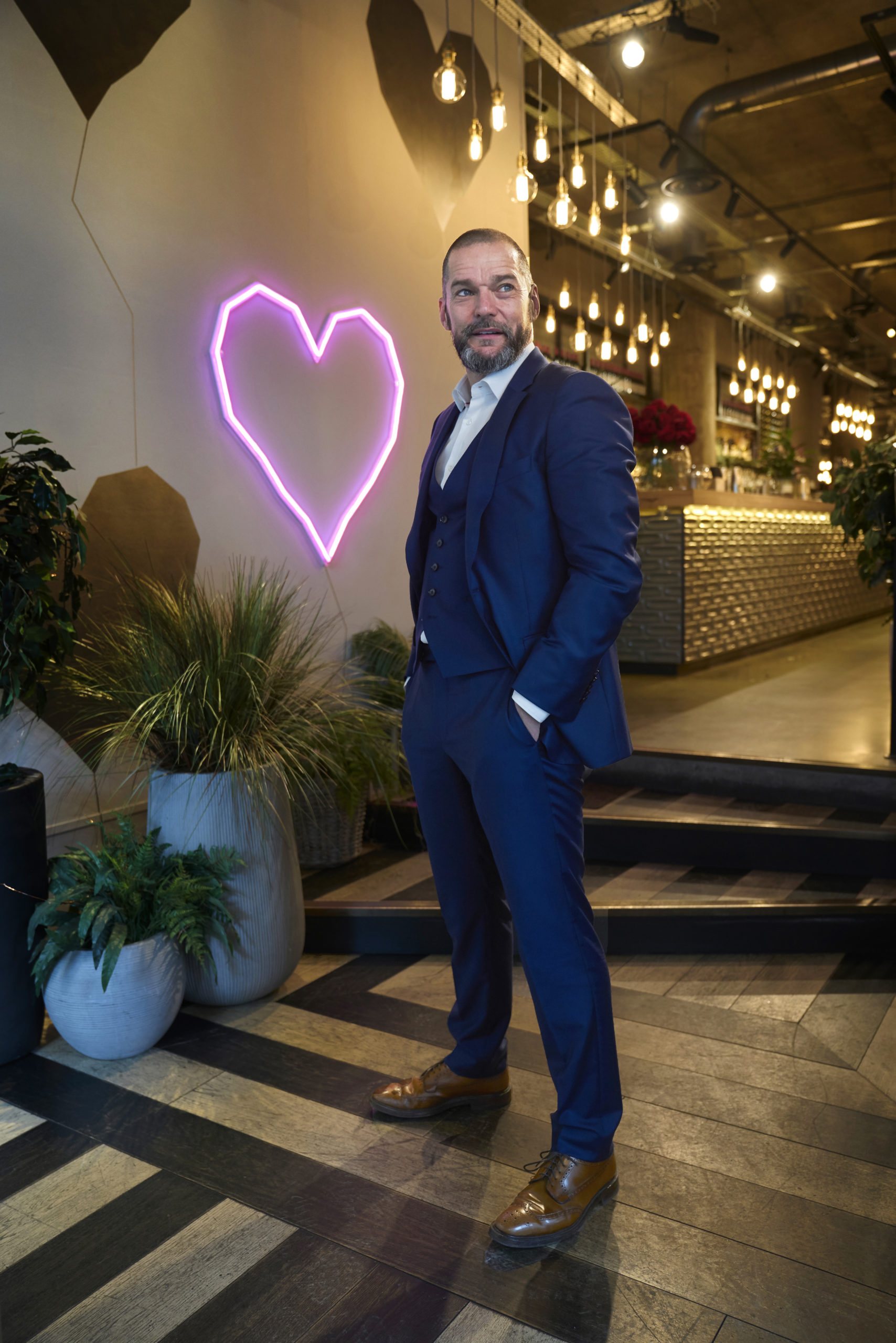 First Dates host Fred Sirieix in the Manchester restaurant