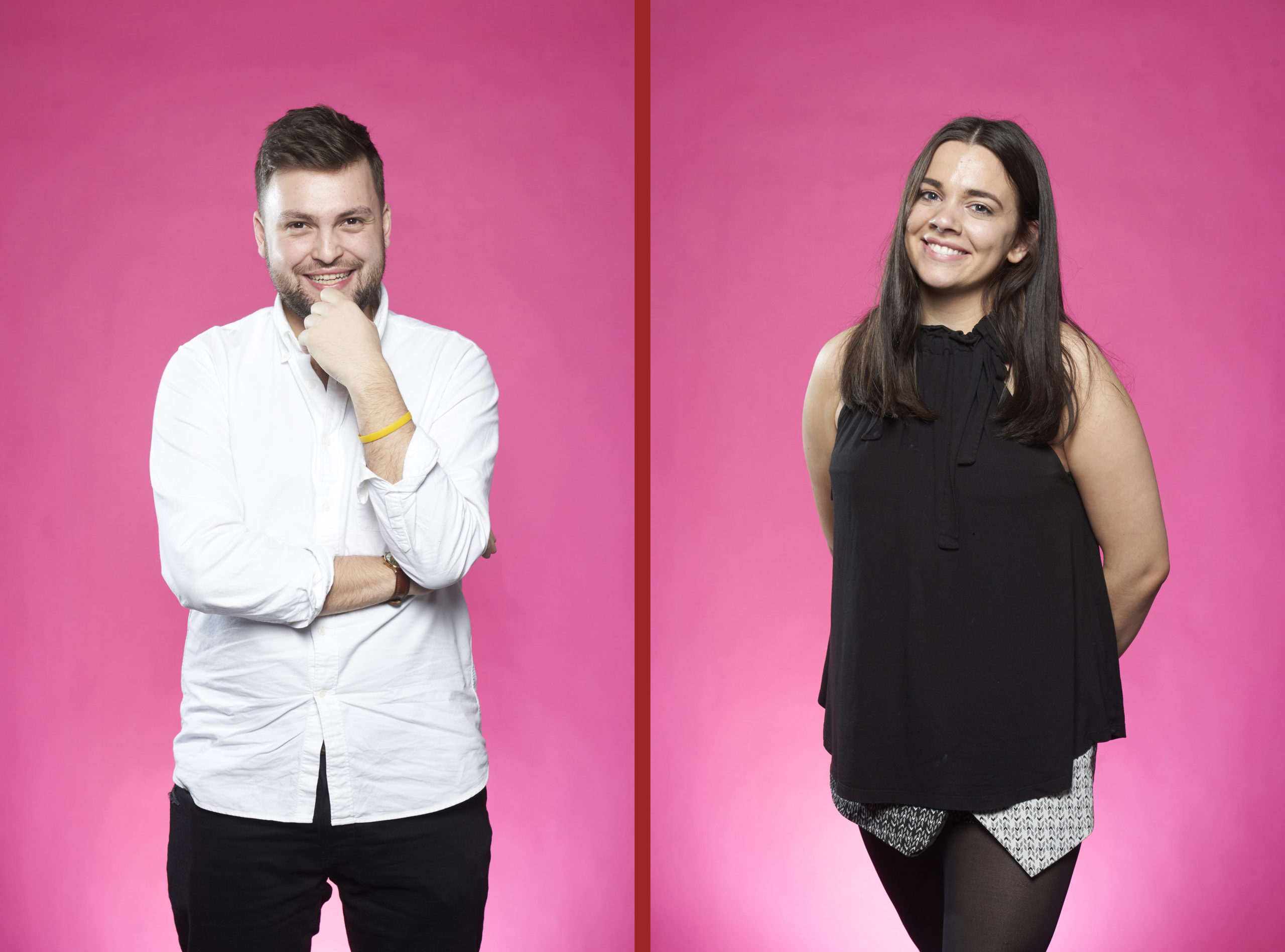 Contestants Josh and Jessie