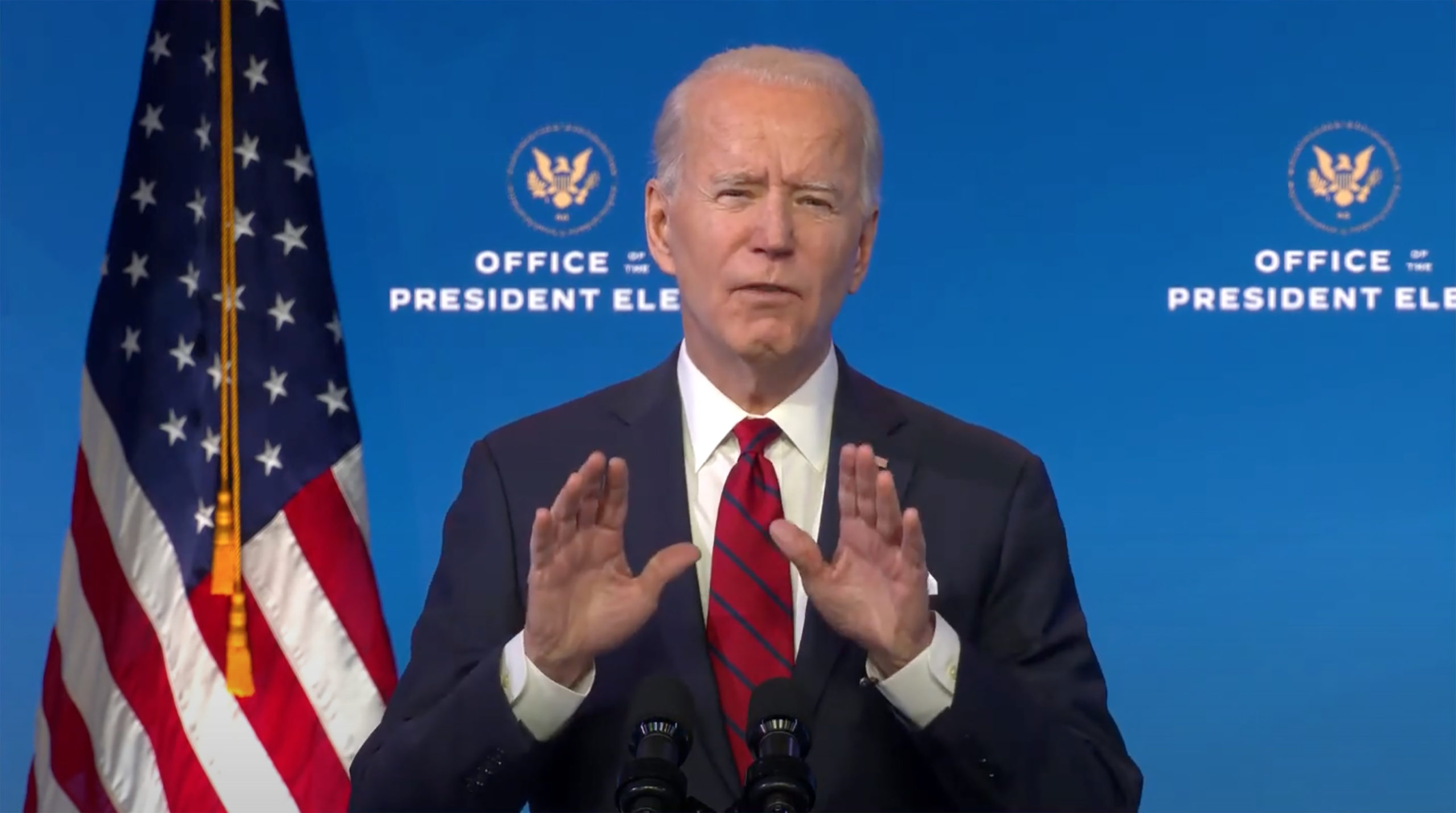 The inauguration of Joe Biden (pictured) is today