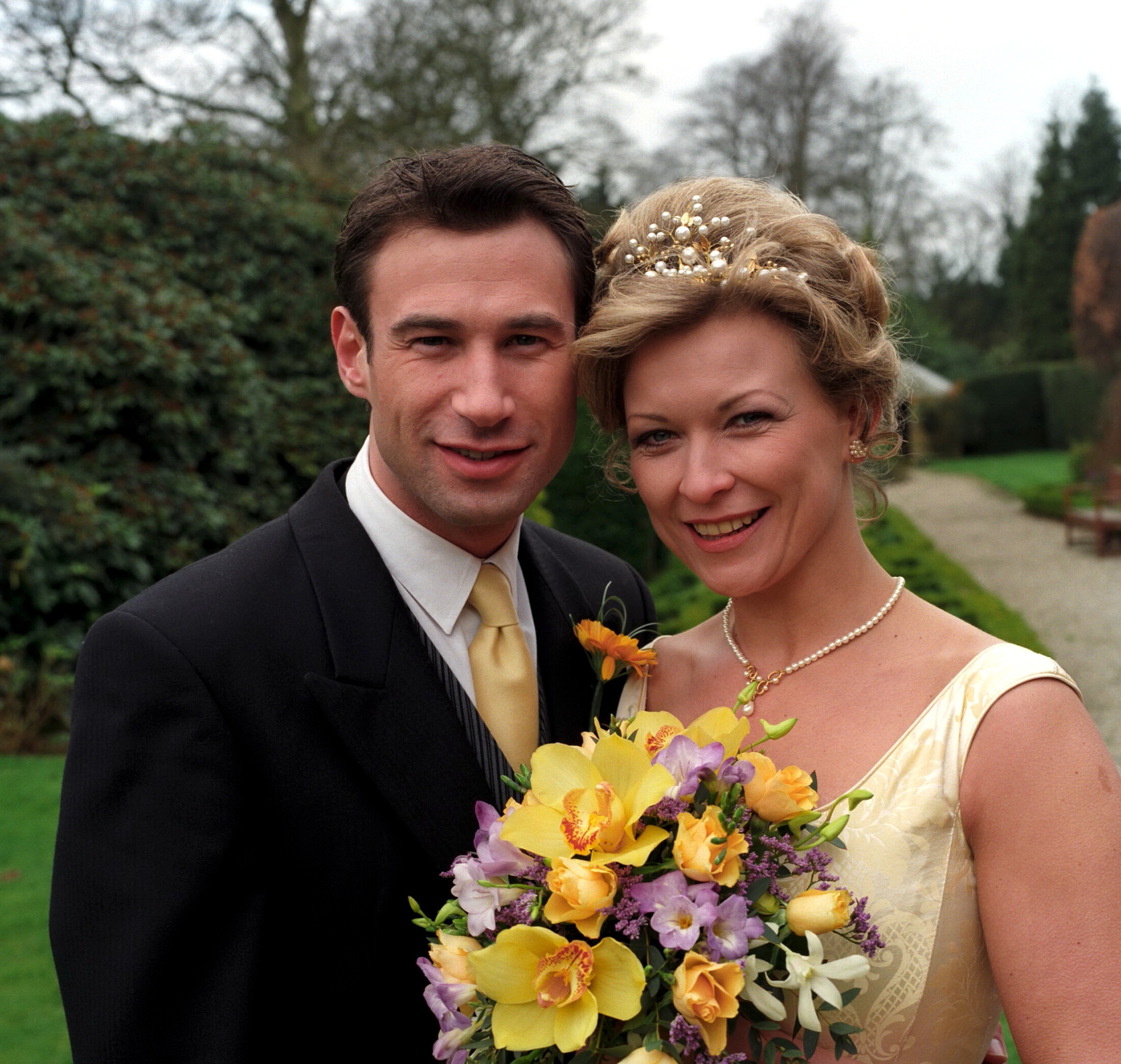 Who was Kim Tate married to in Emmerdale?