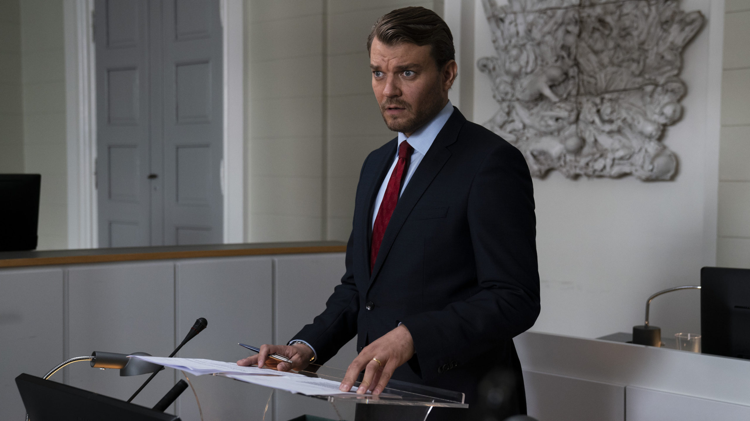 Pilou Asbæk stars in The Investigation