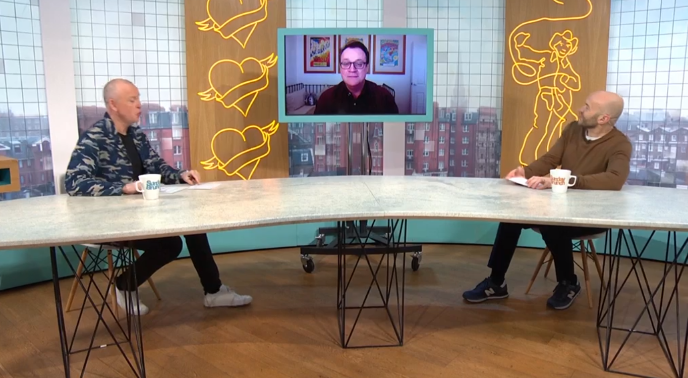 Tim Lovejoy on Sunday Brunch today