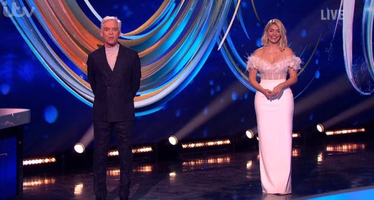 Phillip Schofield and Holly Willoughby on Dancing On Ice