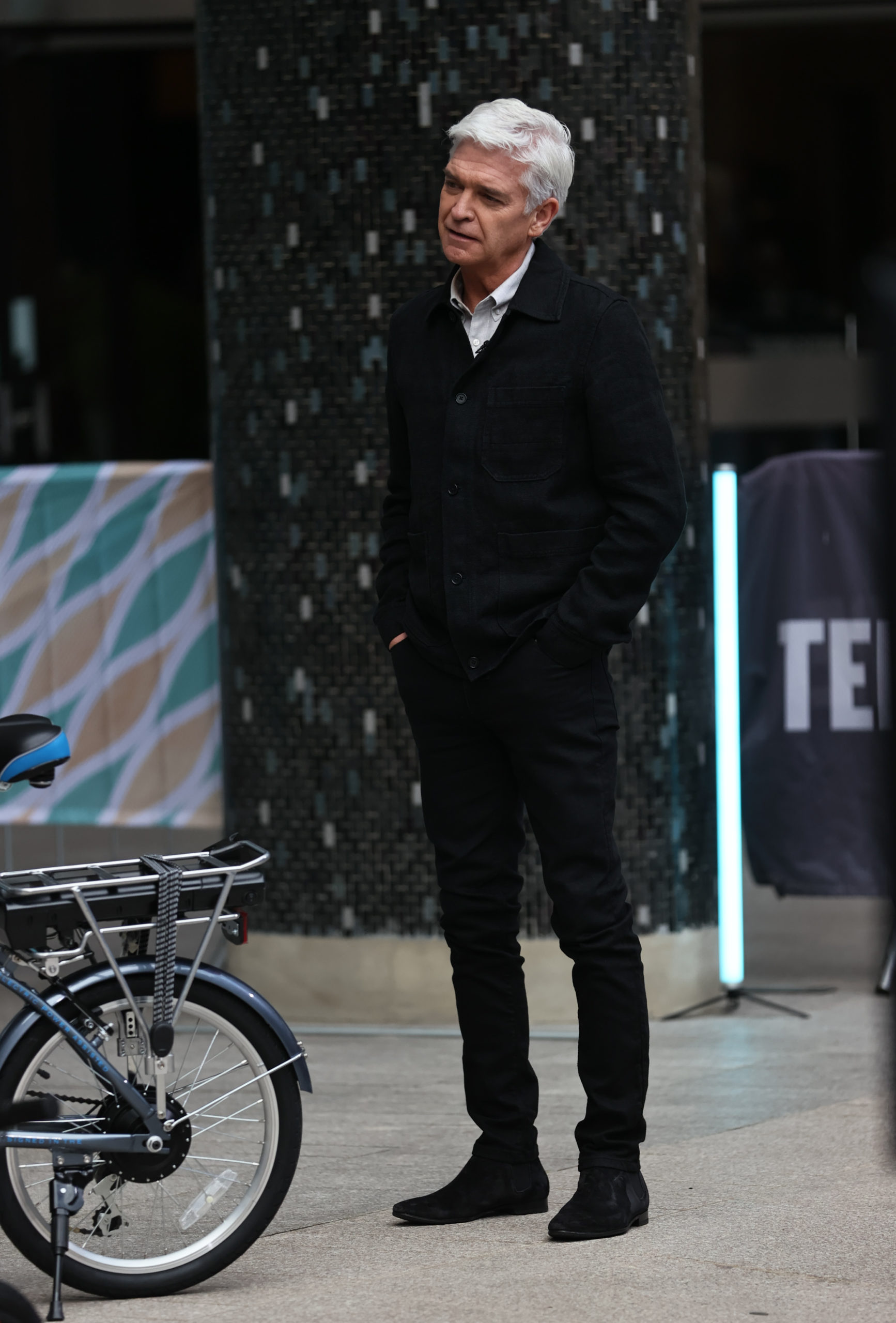 Phillip Schofield on the set of This Morning