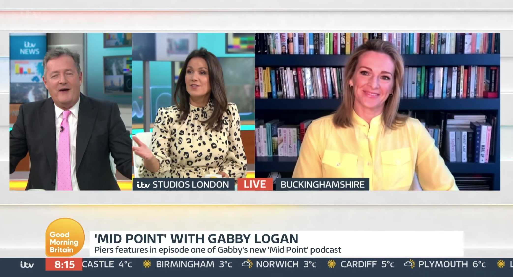 Susanna Reid hits back at Piers Morgan after he 'fat-shamed' her