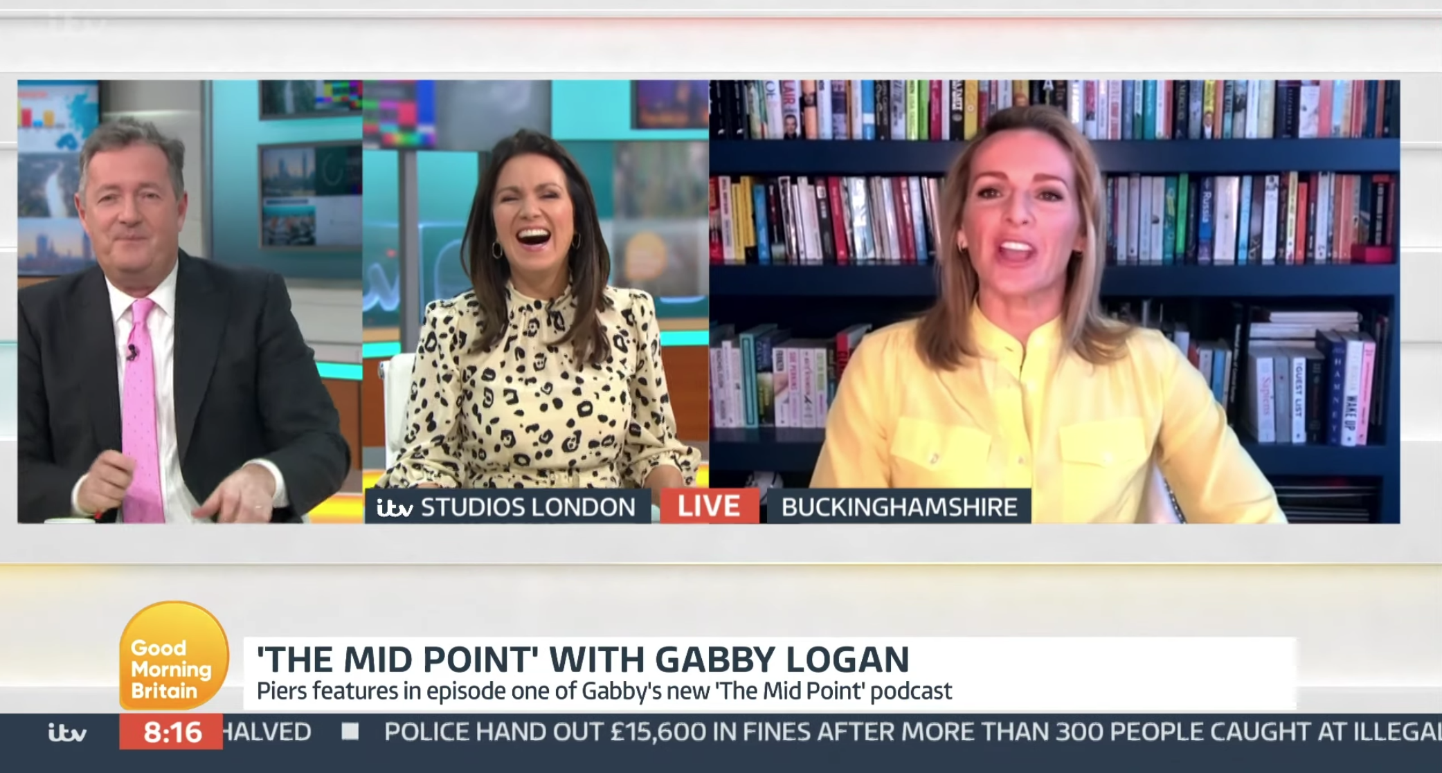 Susanna Reid hits back at Piers Morgan after he 'fat-shamed' her