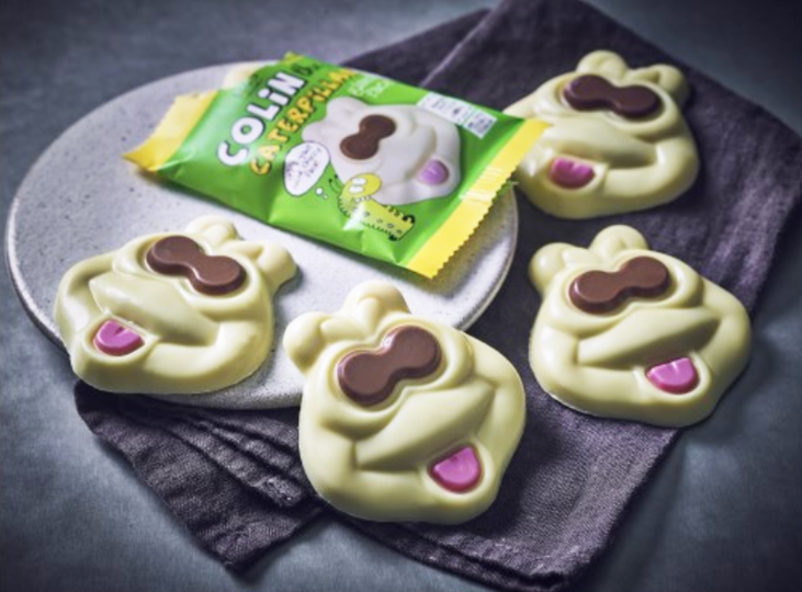 Colin white chocolate faces