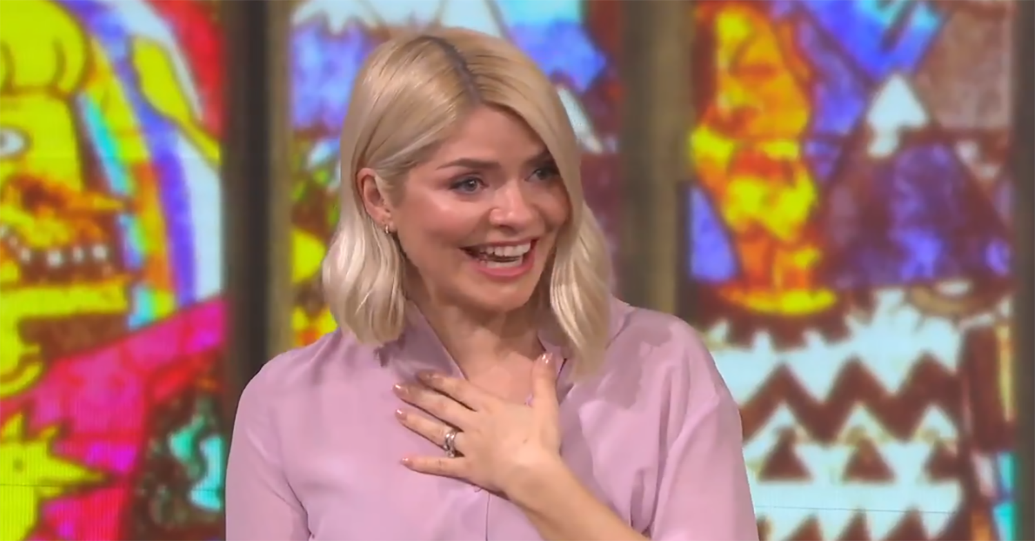 Holly Willoughby crying on This Morning