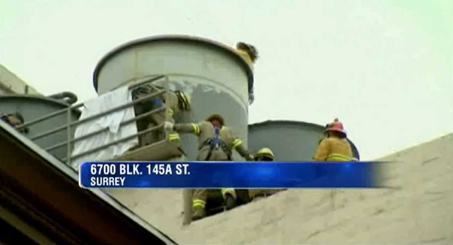 The Cecil Hotel water tanks, which will feature in the Netflix UK documentary