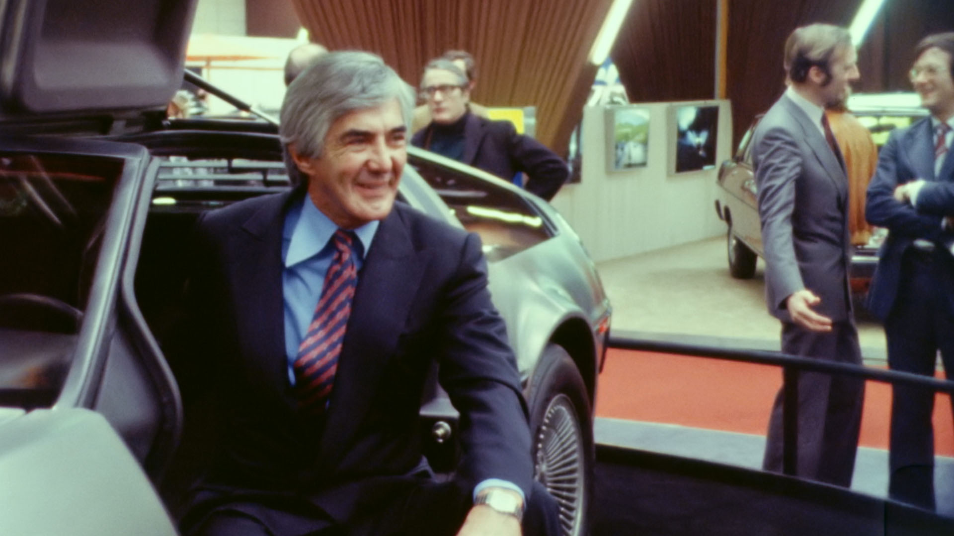 John DeLorean and his world-famous car