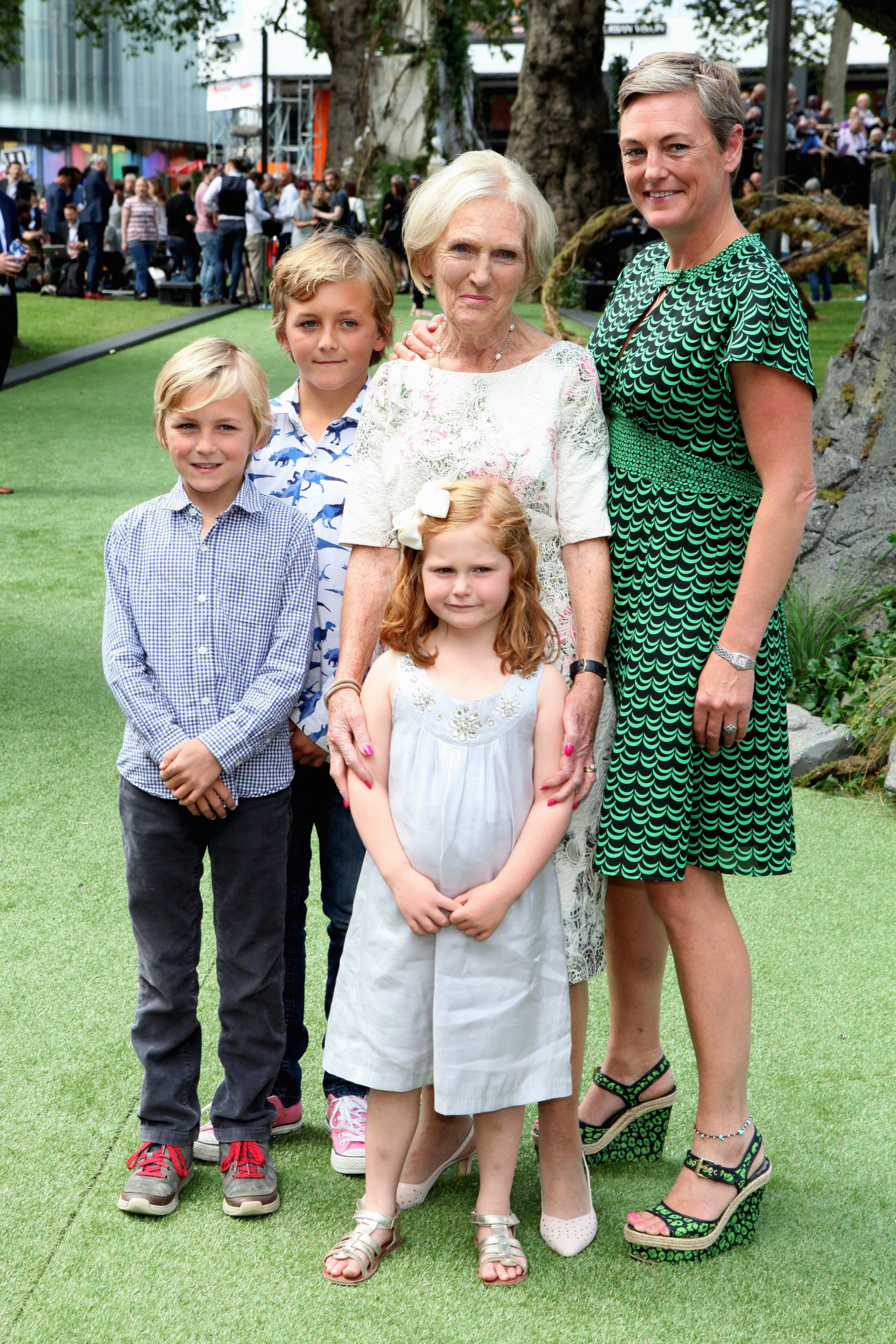 Mary Berry and family