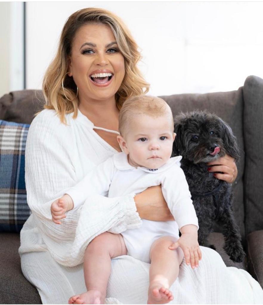 nadia essex and her baby