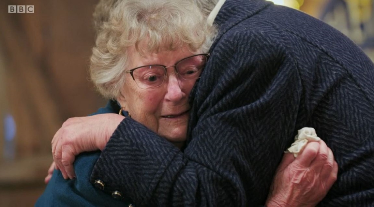 Rose weeping on The Repair Shop