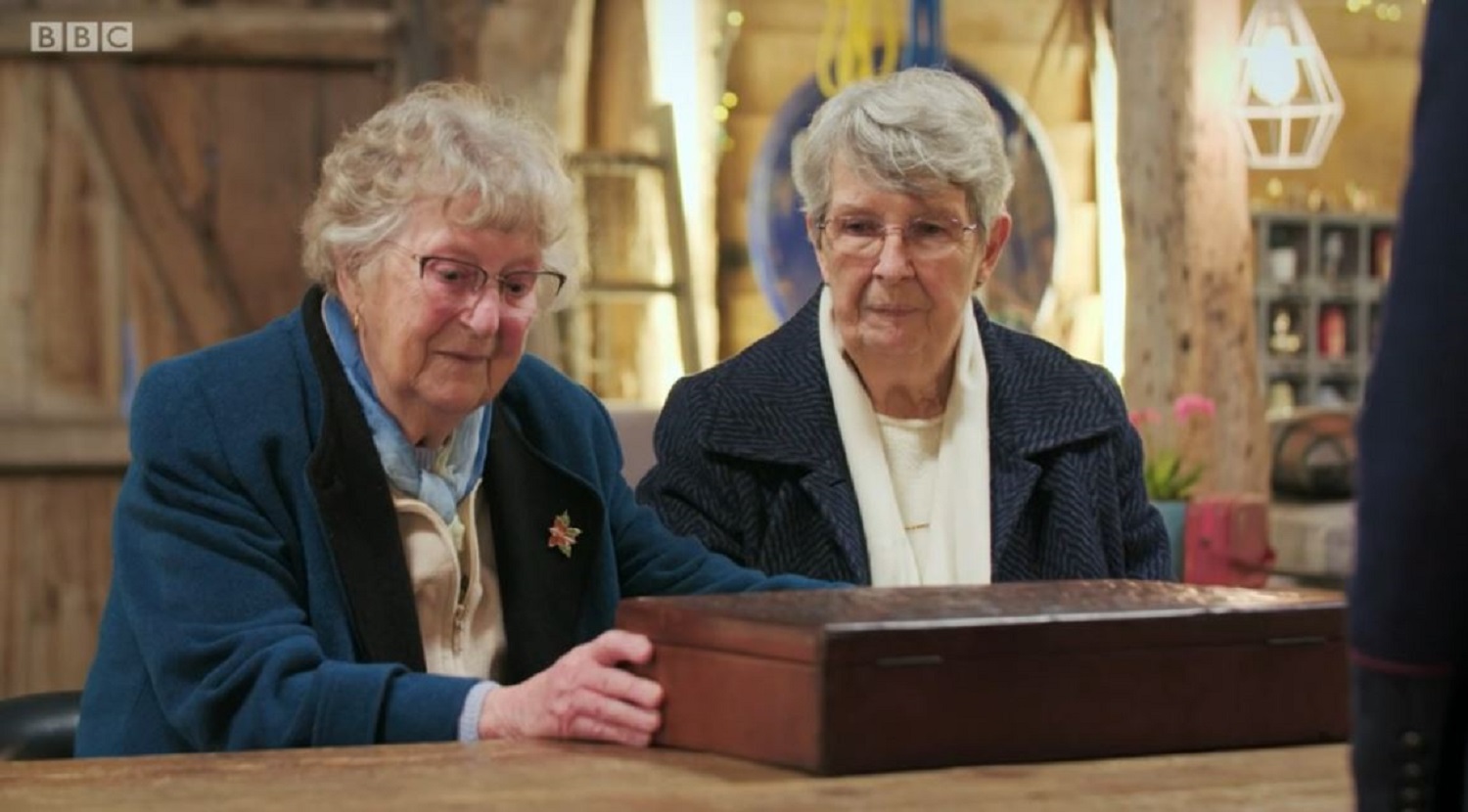 The Kindertransport box on BBC show The Repair Shop