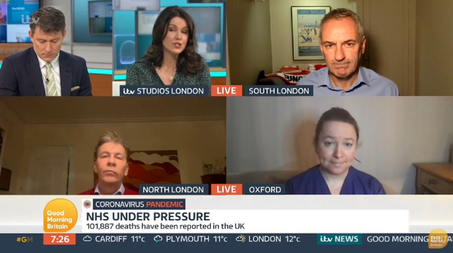 Doctor Rachel Clarke on GMB