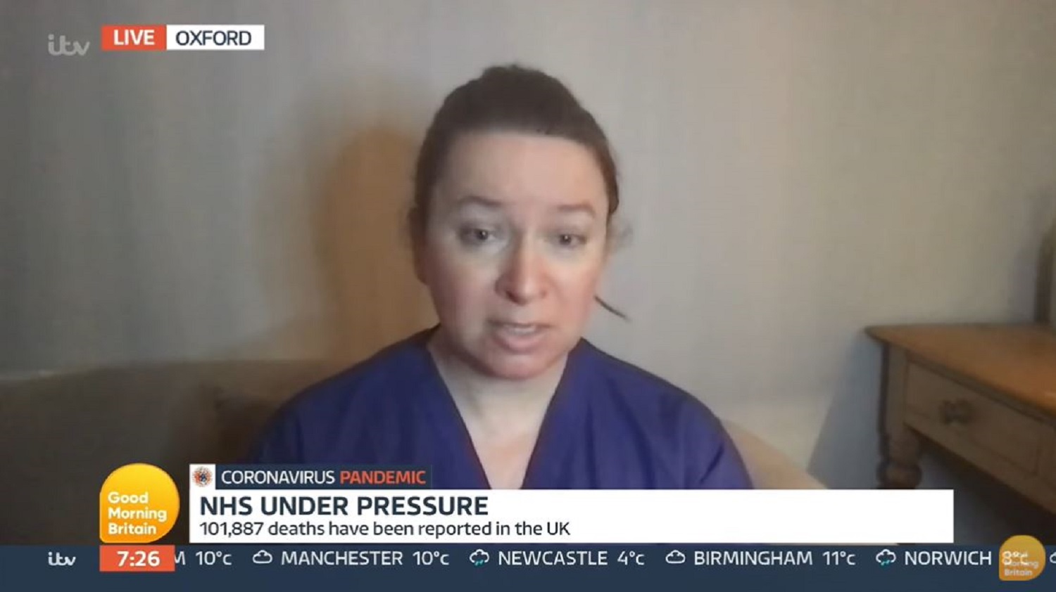 Doctor Rachel Clarke on GMB