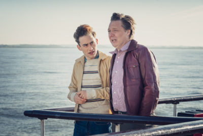 Shaun Dooley with his on-screen son in It's a Sin