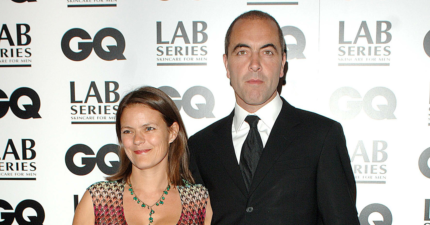 james nesbitt with his ex-wife