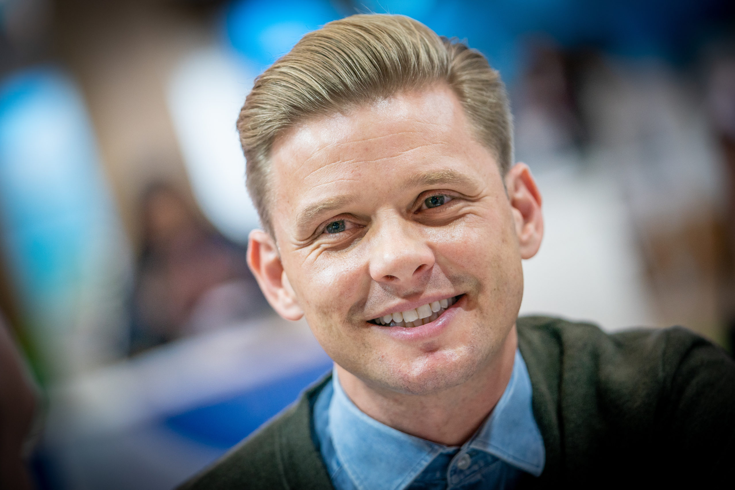 Jeff brazier at an event