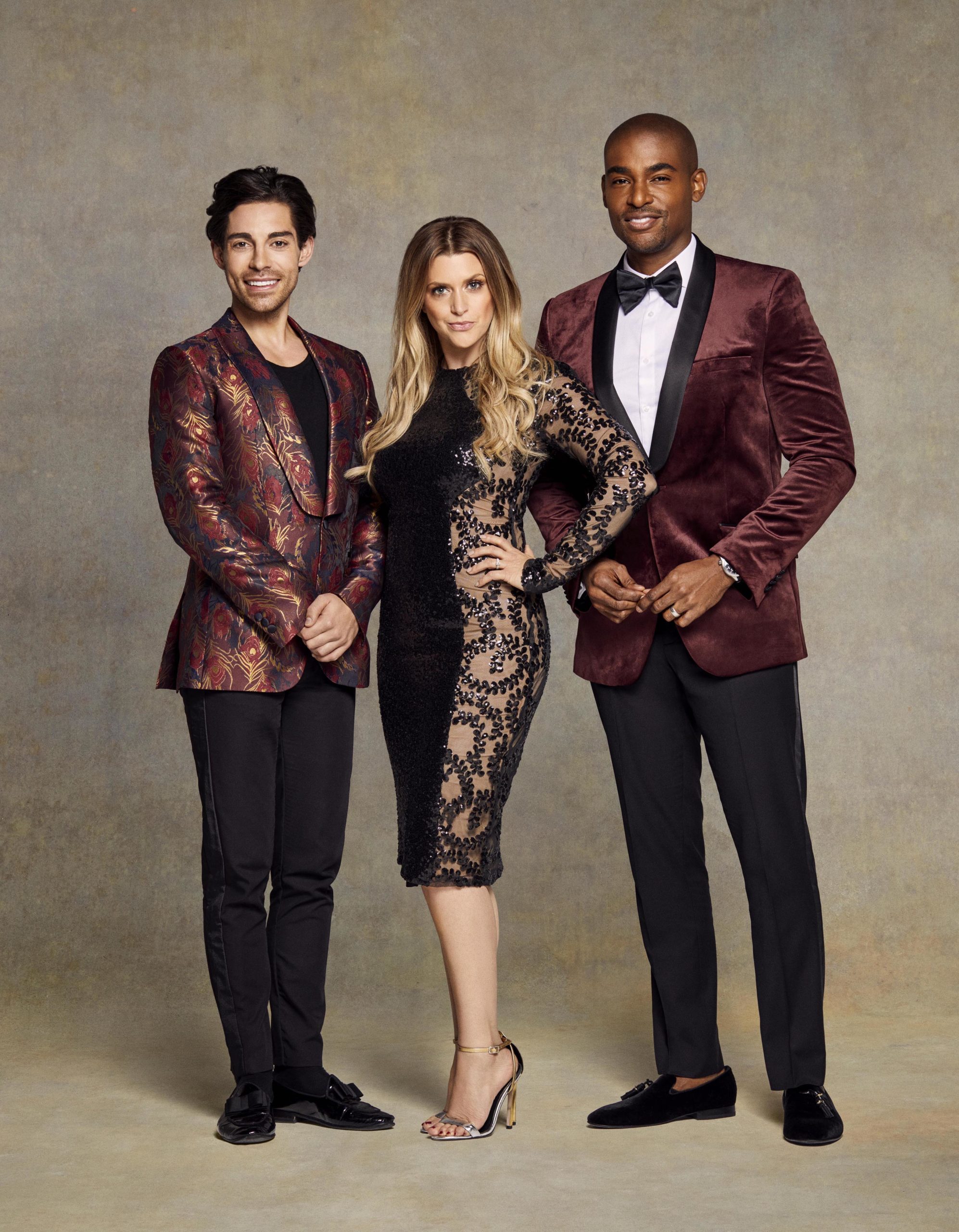 Anna Williamson with her Celebs Go Dating co-stars