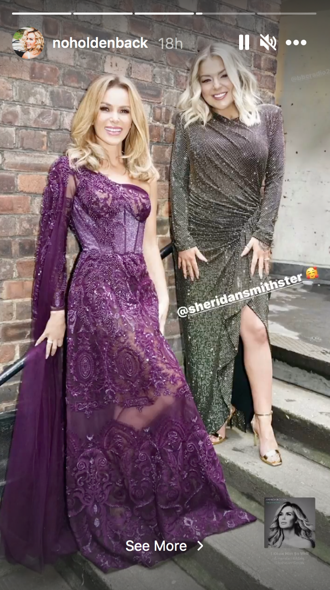 Amanda holden and Sheridan smith