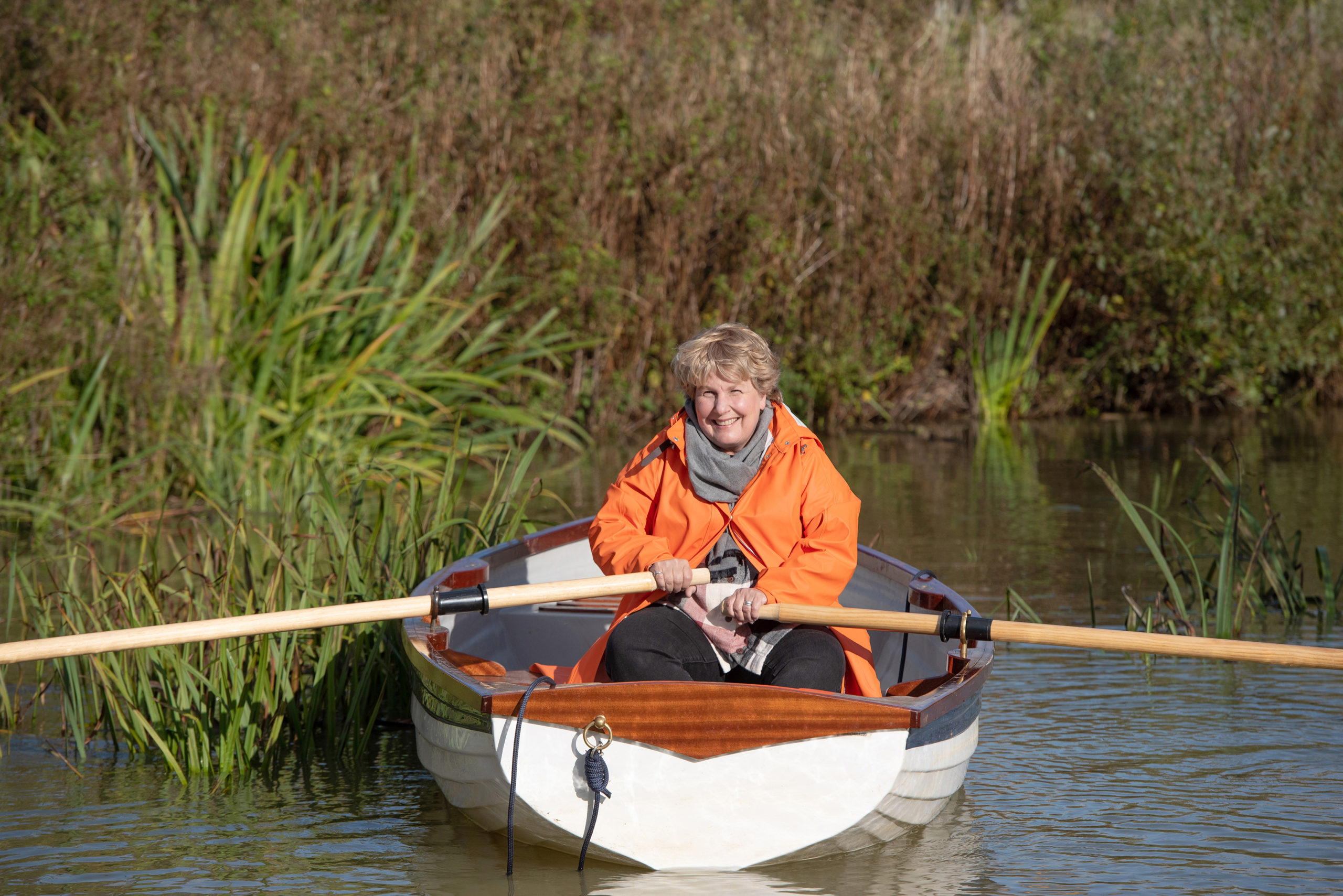Sandi Toksvig in a boat, in one of the best tv shows for next week