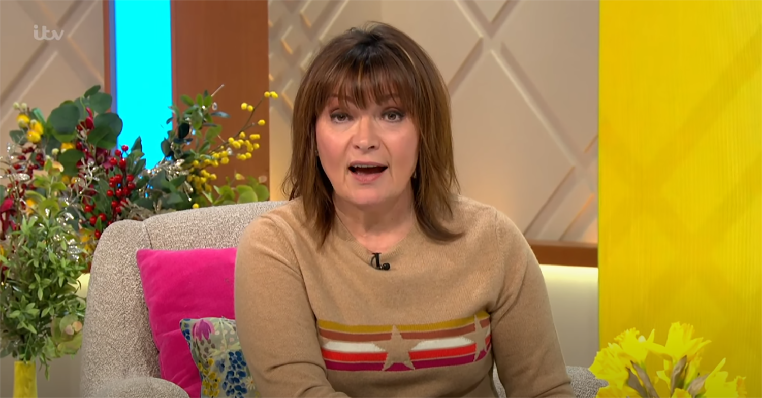 Lorraine Kelly on her show