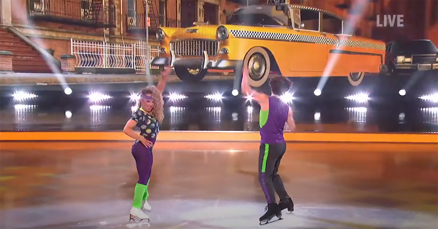 Amy Tinkler on Dancing On Ice