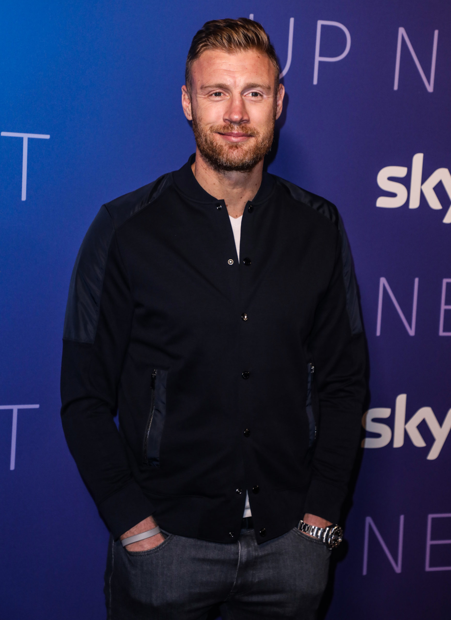 Freddie Flintoff on the red carpet