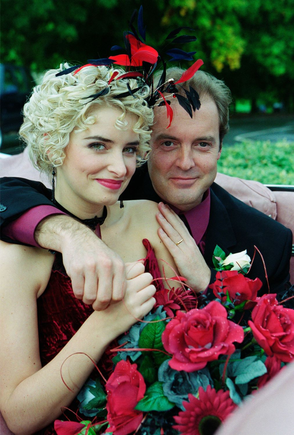 Emmerdale: Charity and Chris pose in wedding finery after getting married