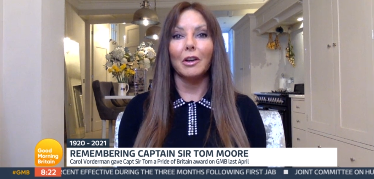 Carol Vorderman on GMB