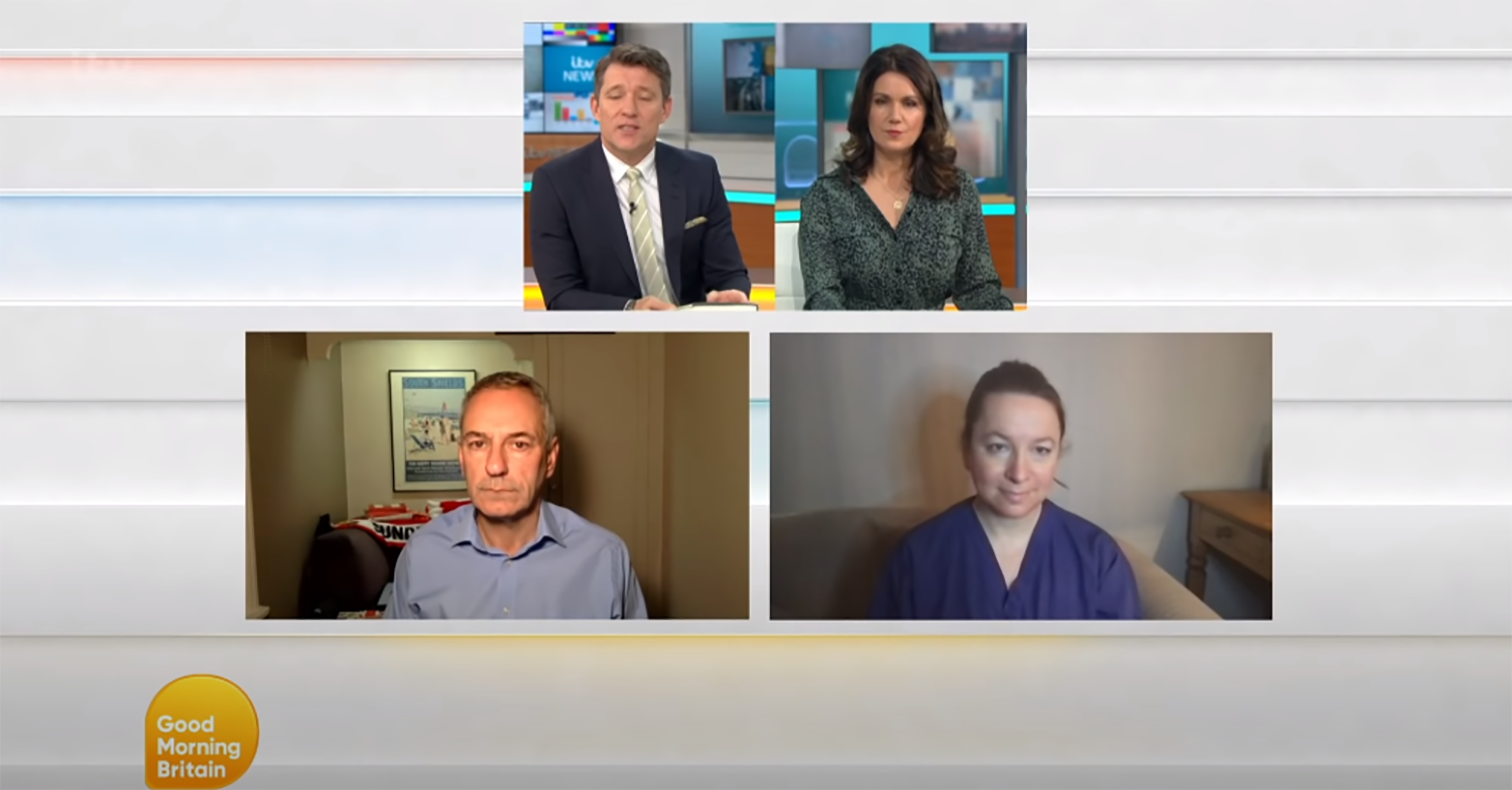 Susanna and Ben on GMB