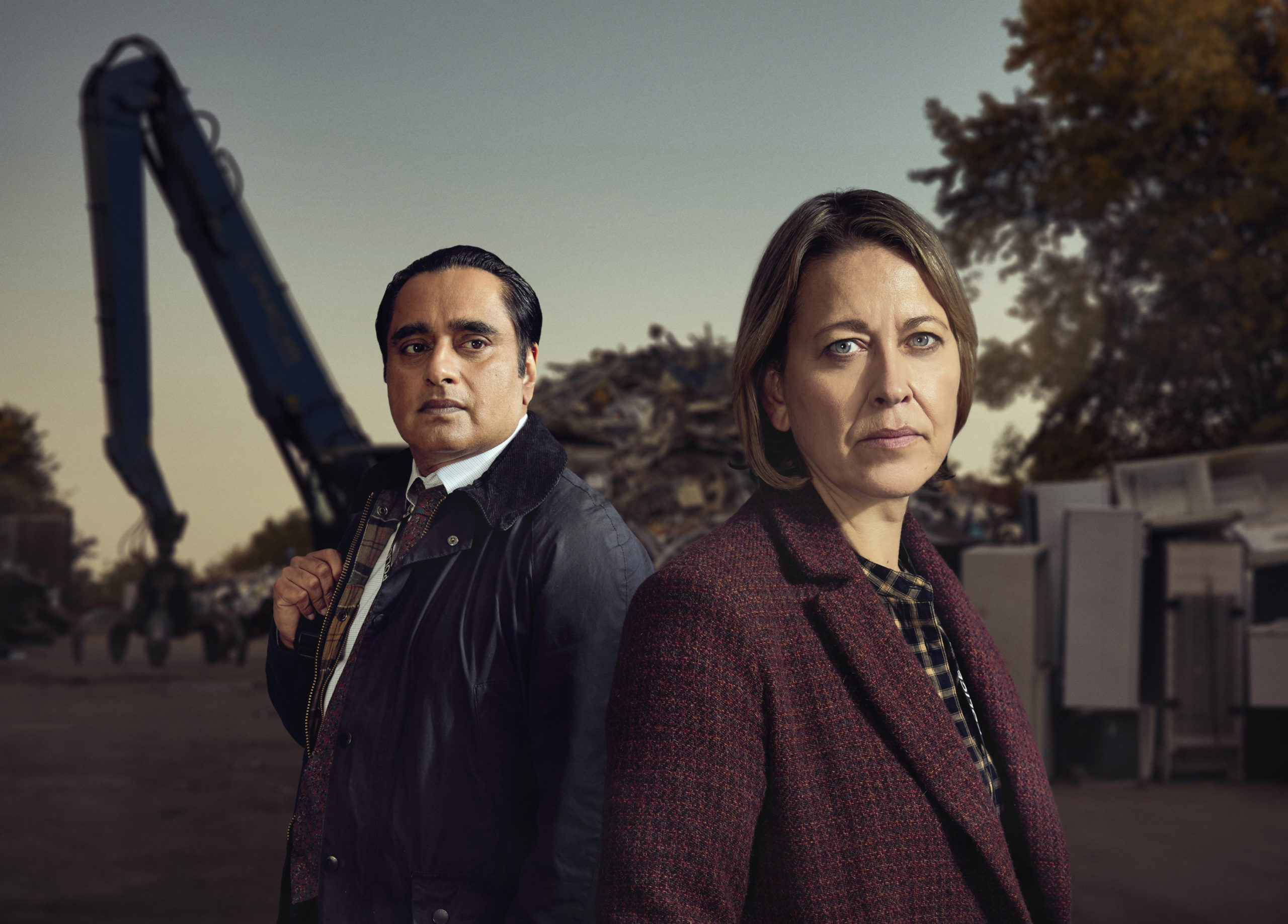 Nicola Walker and Sanjeev Bhaskar in Unforgotten on ITV1: top TV dramas 2021