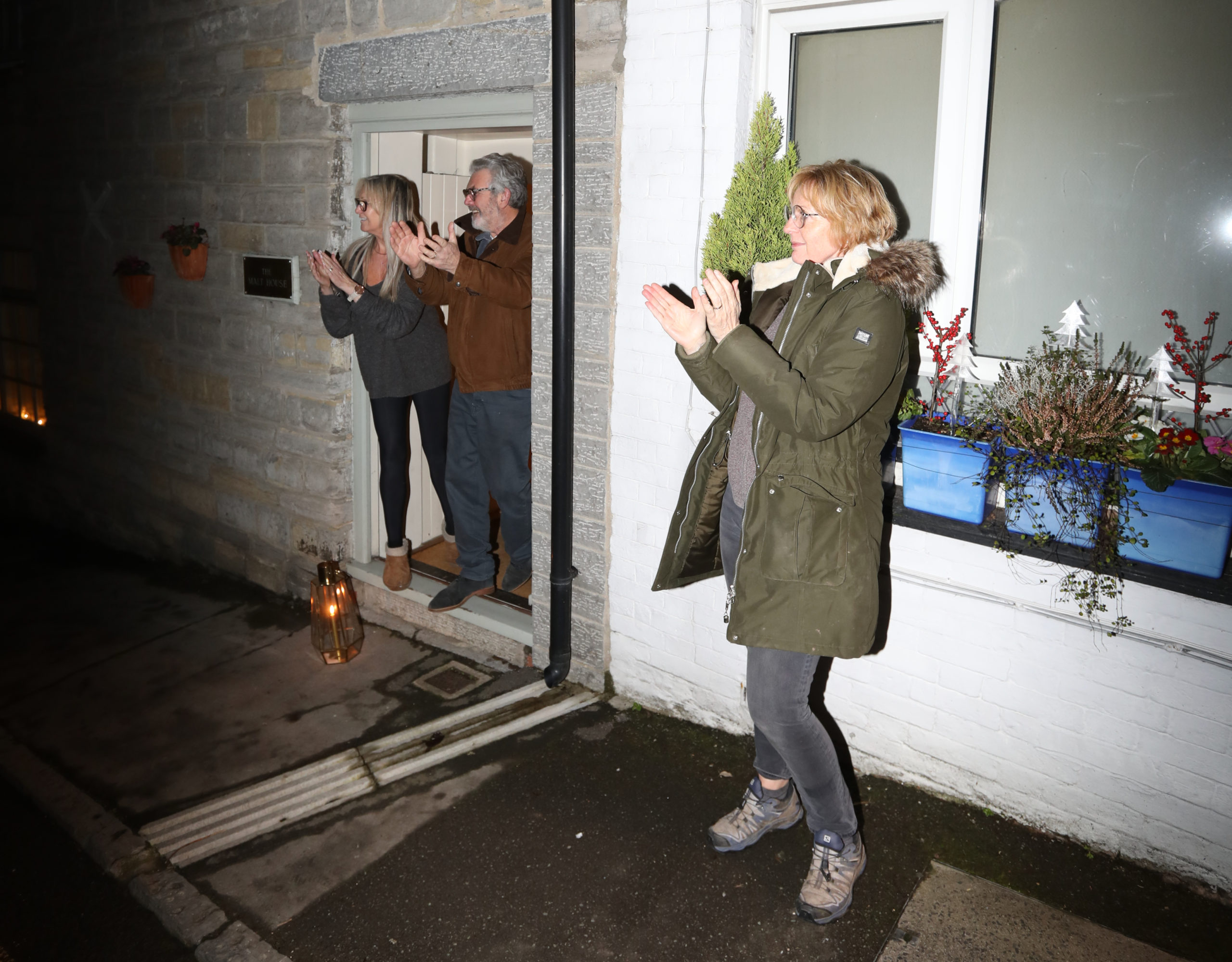 People up and down the country paid tribute to Captain Tom