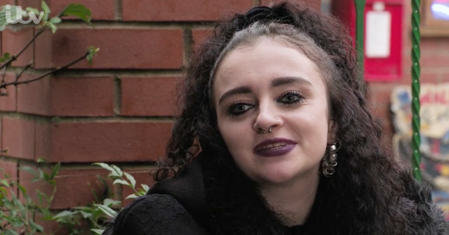 Asha on a date with Nina in Coronation Street