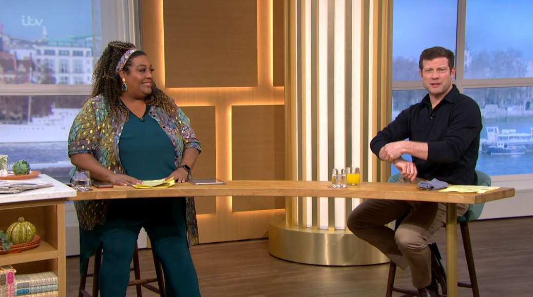Alison Hammond and Dermot O'Leary on this morning today