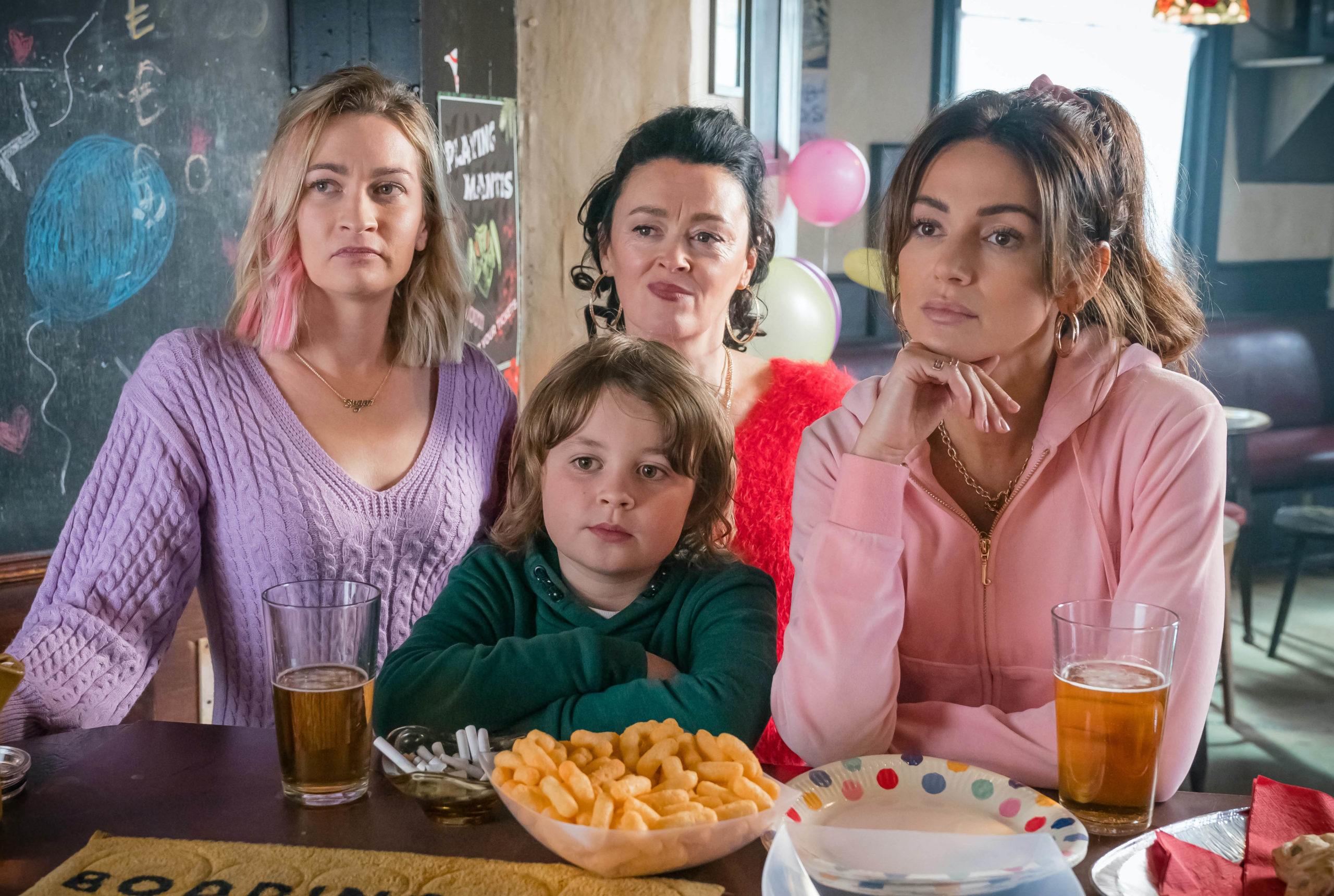 Michelle Keegan in series three of Brassic