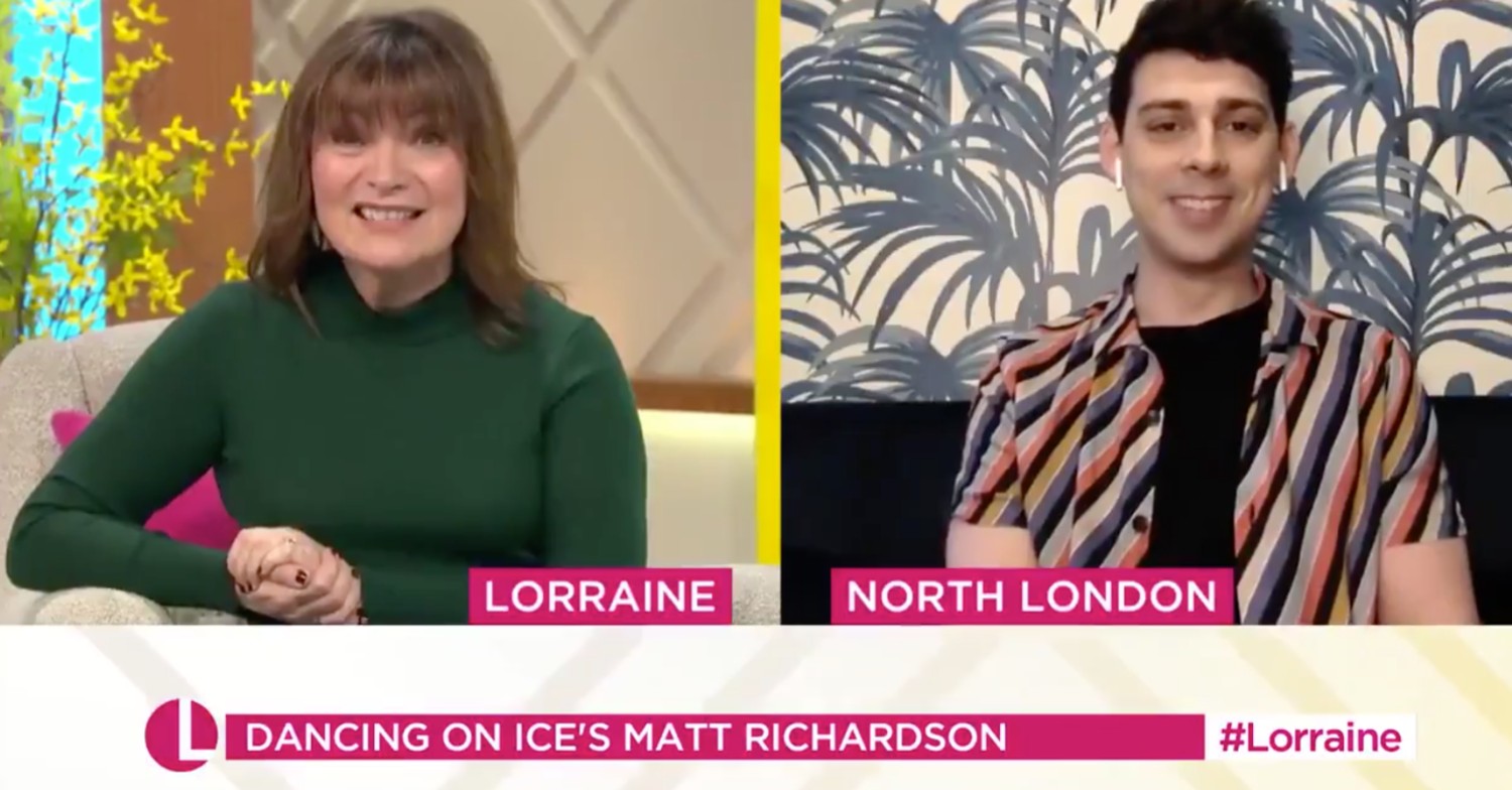 Dancing On Ice star Matt Richardson on Lorraine