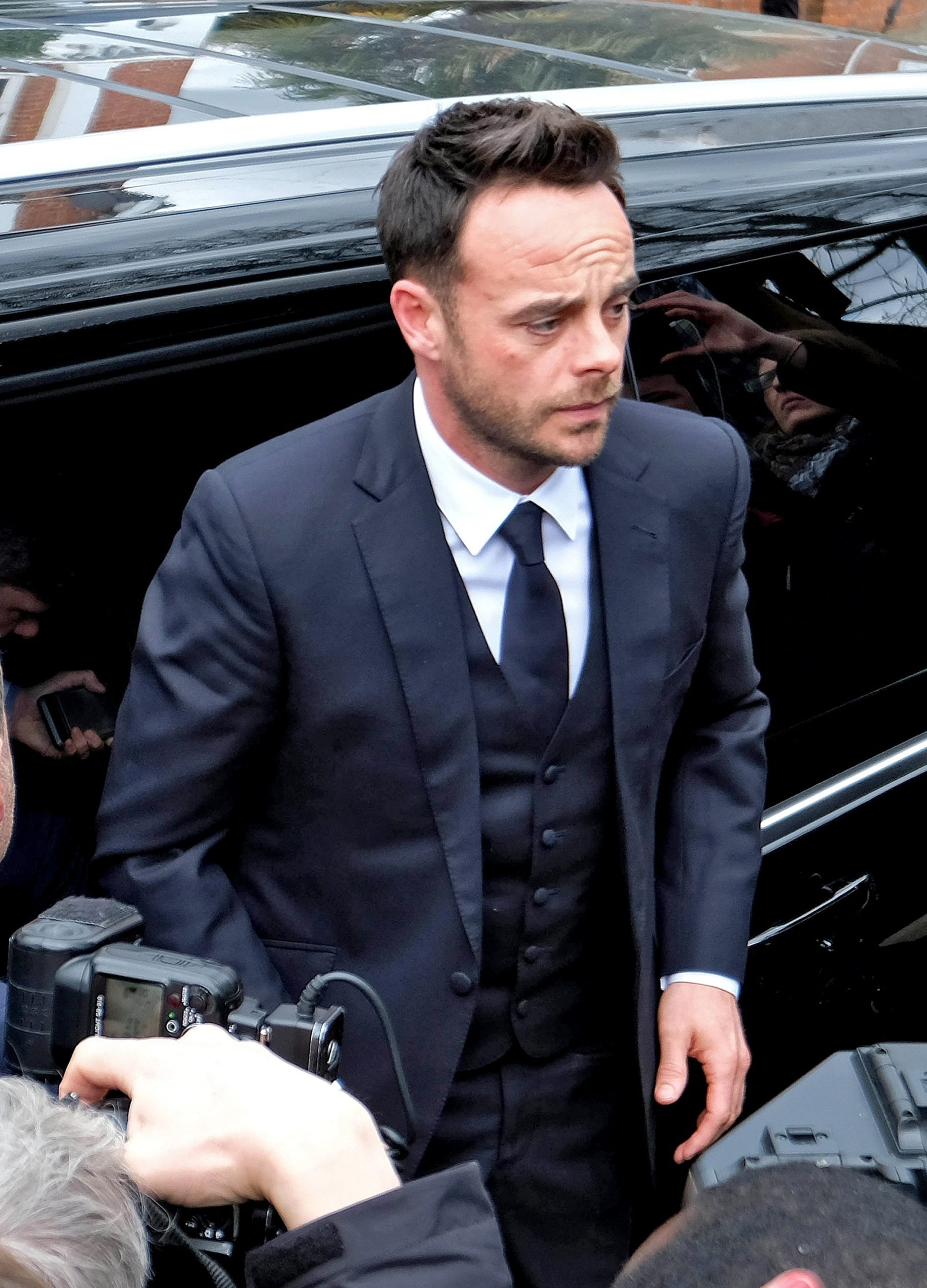 Ant McPartlin arrives at court