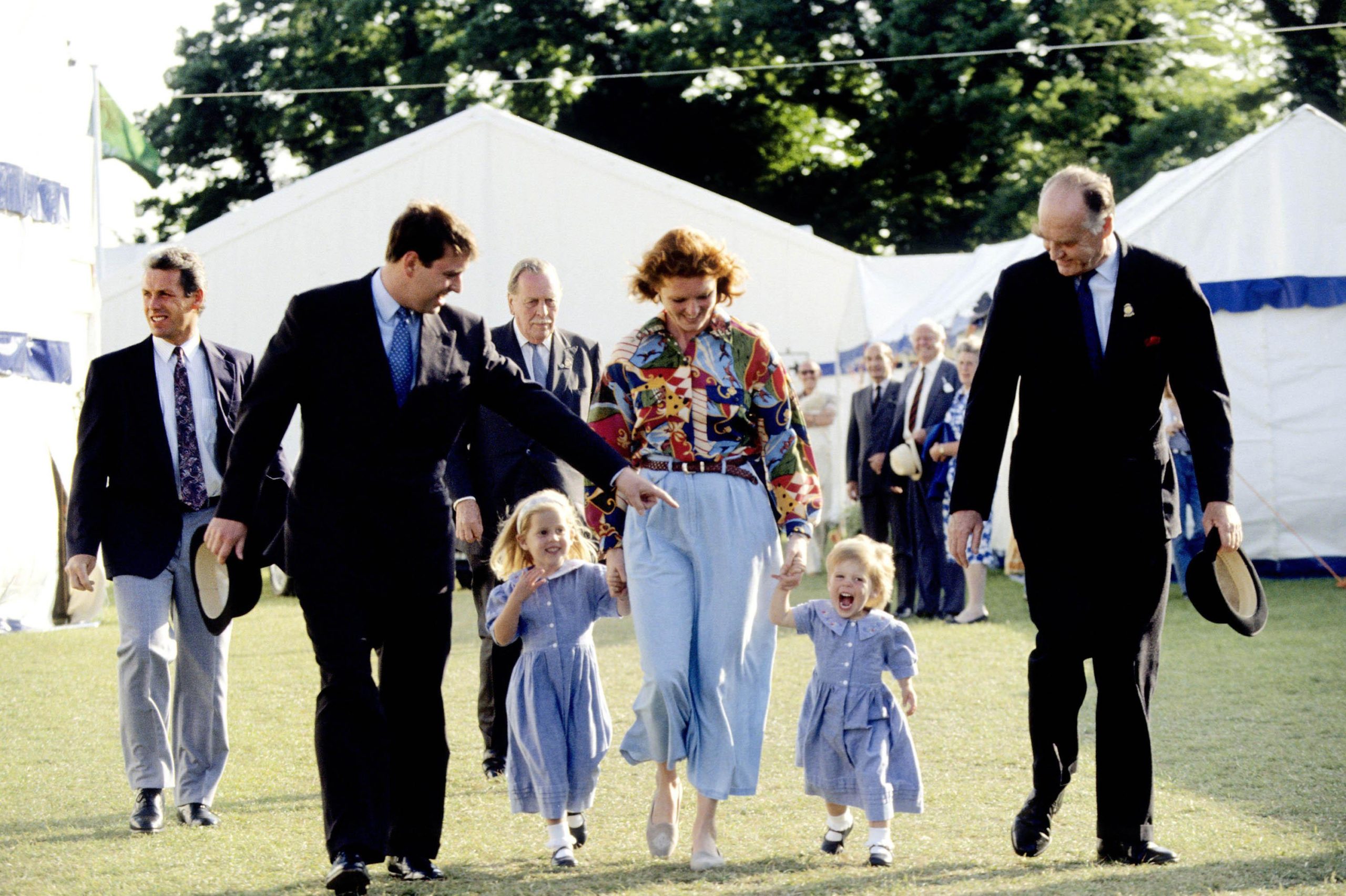 Sarah Ferguson and her family