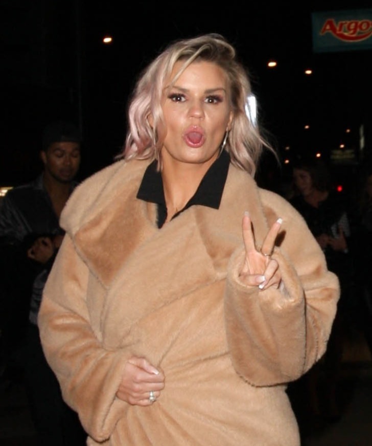 kerry katona on the red carpet