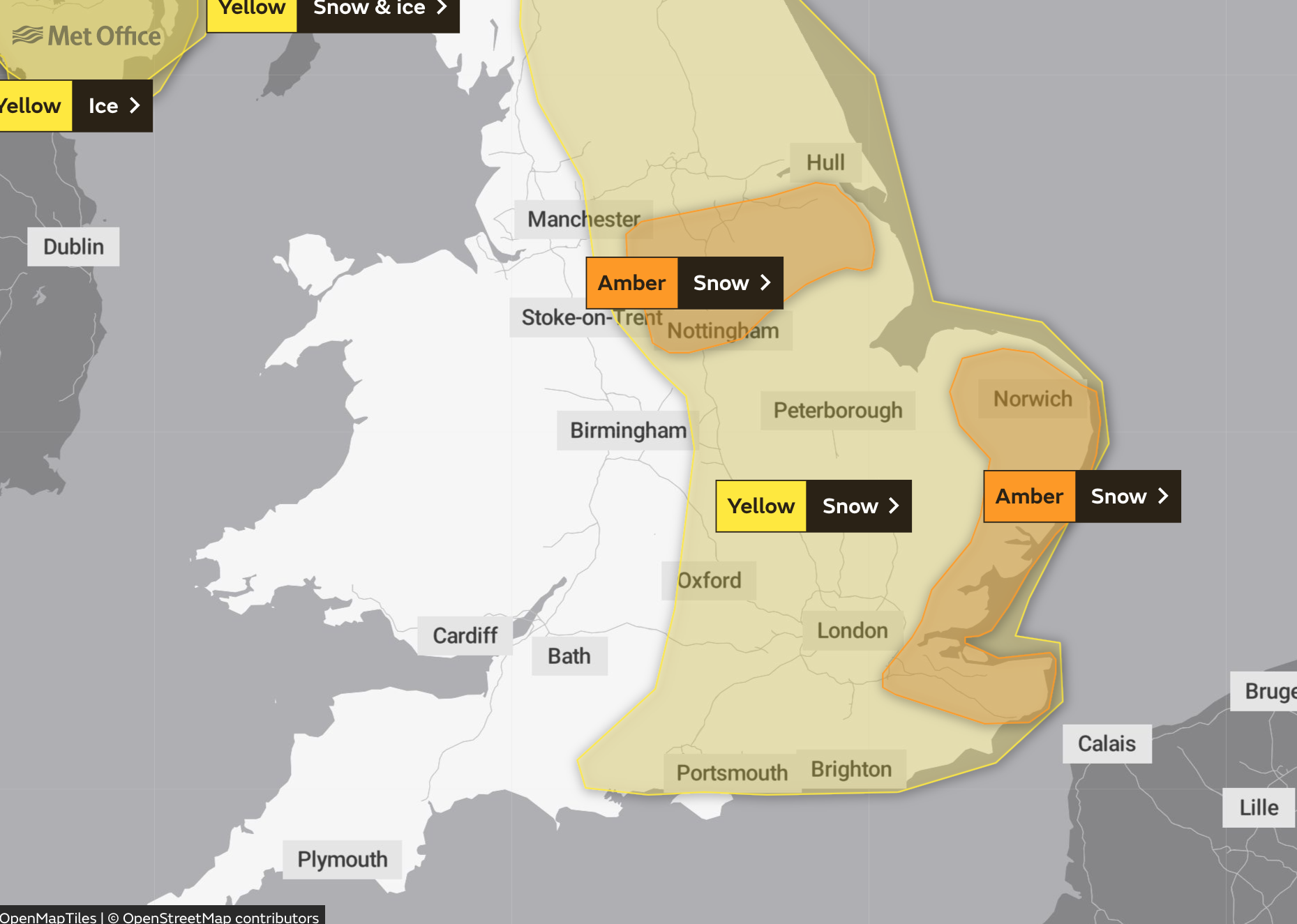 More snow is forecast for the UK this week