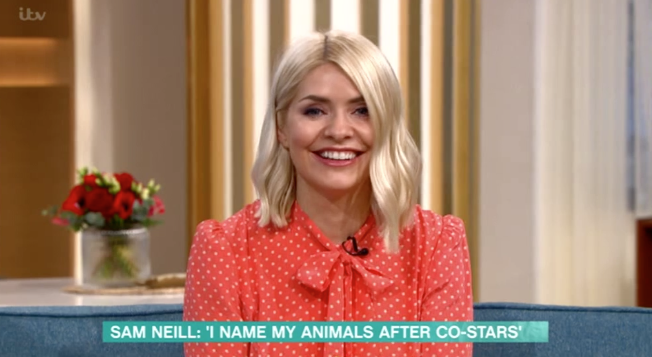 holly Willoughby on this morning