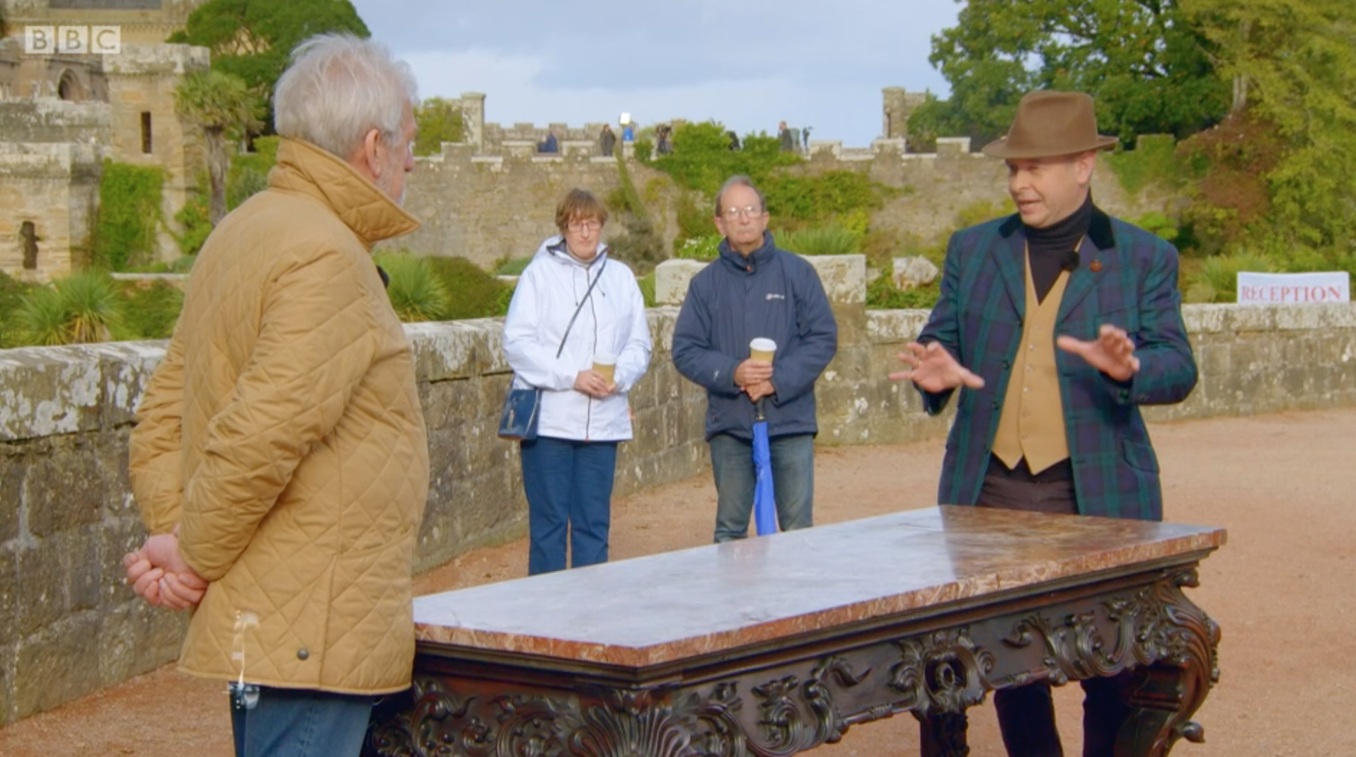 Antiques Roadshow table evaluated at £120k