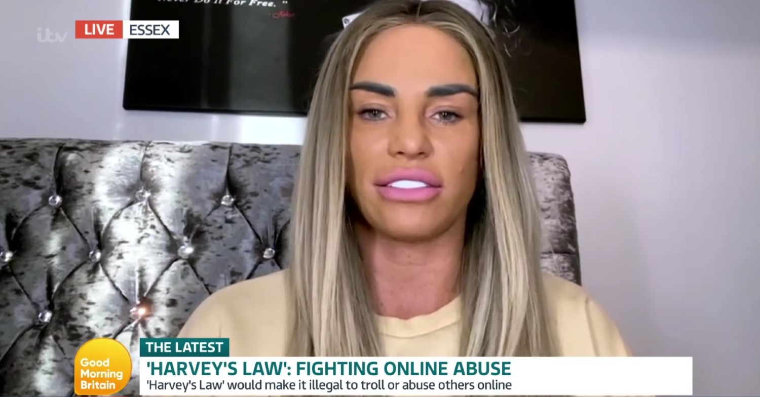 Katie Price on GMB