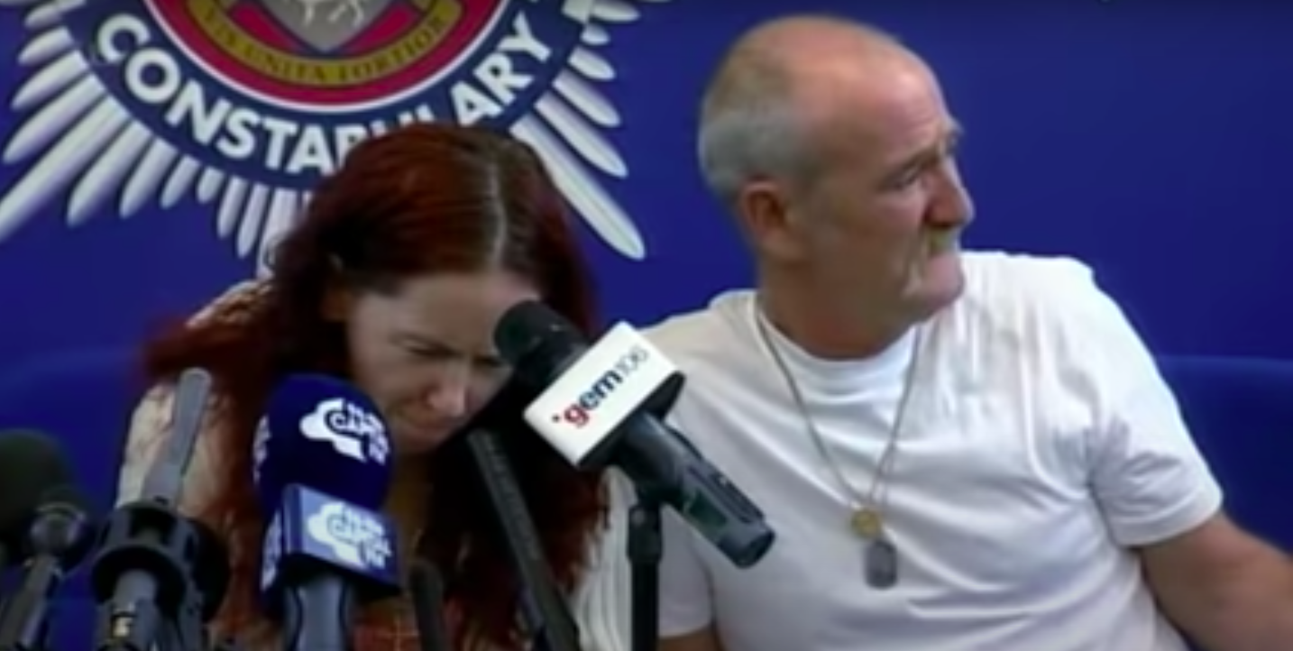 Mick Philpott cries on TV