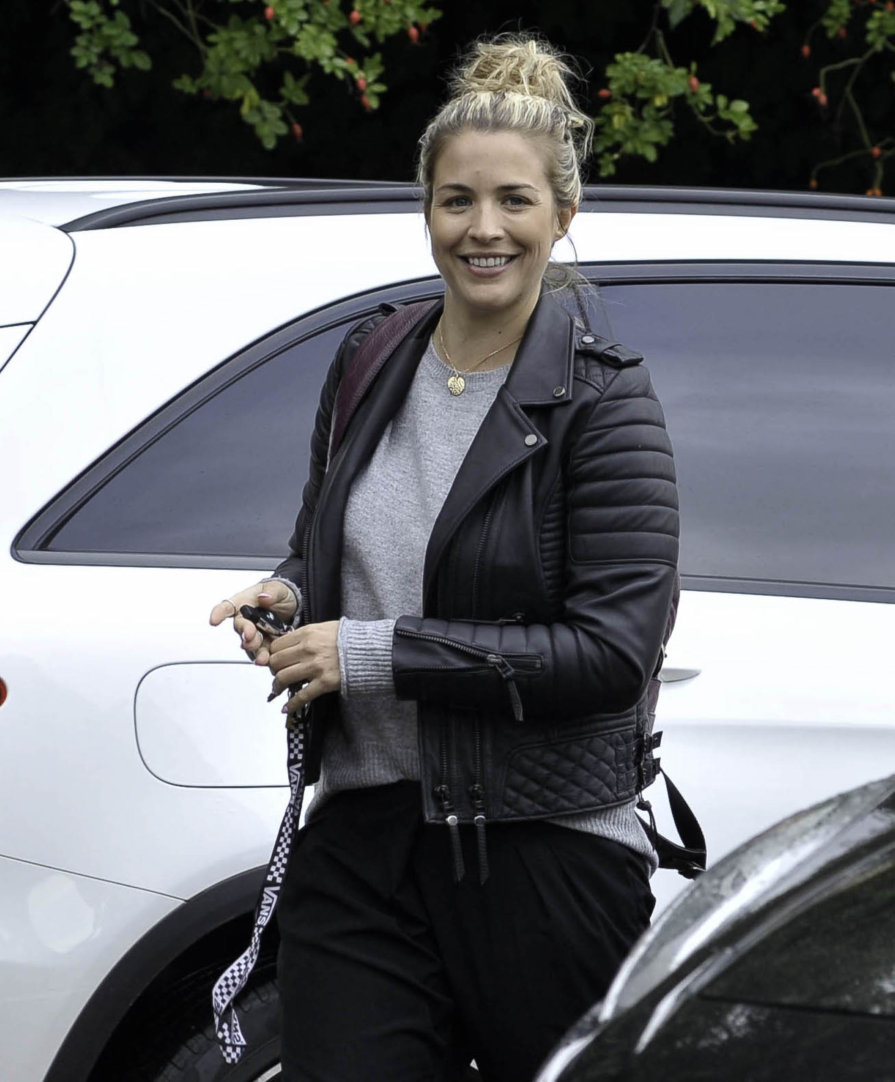 Gemma Atkinson and her pet dog Ollie