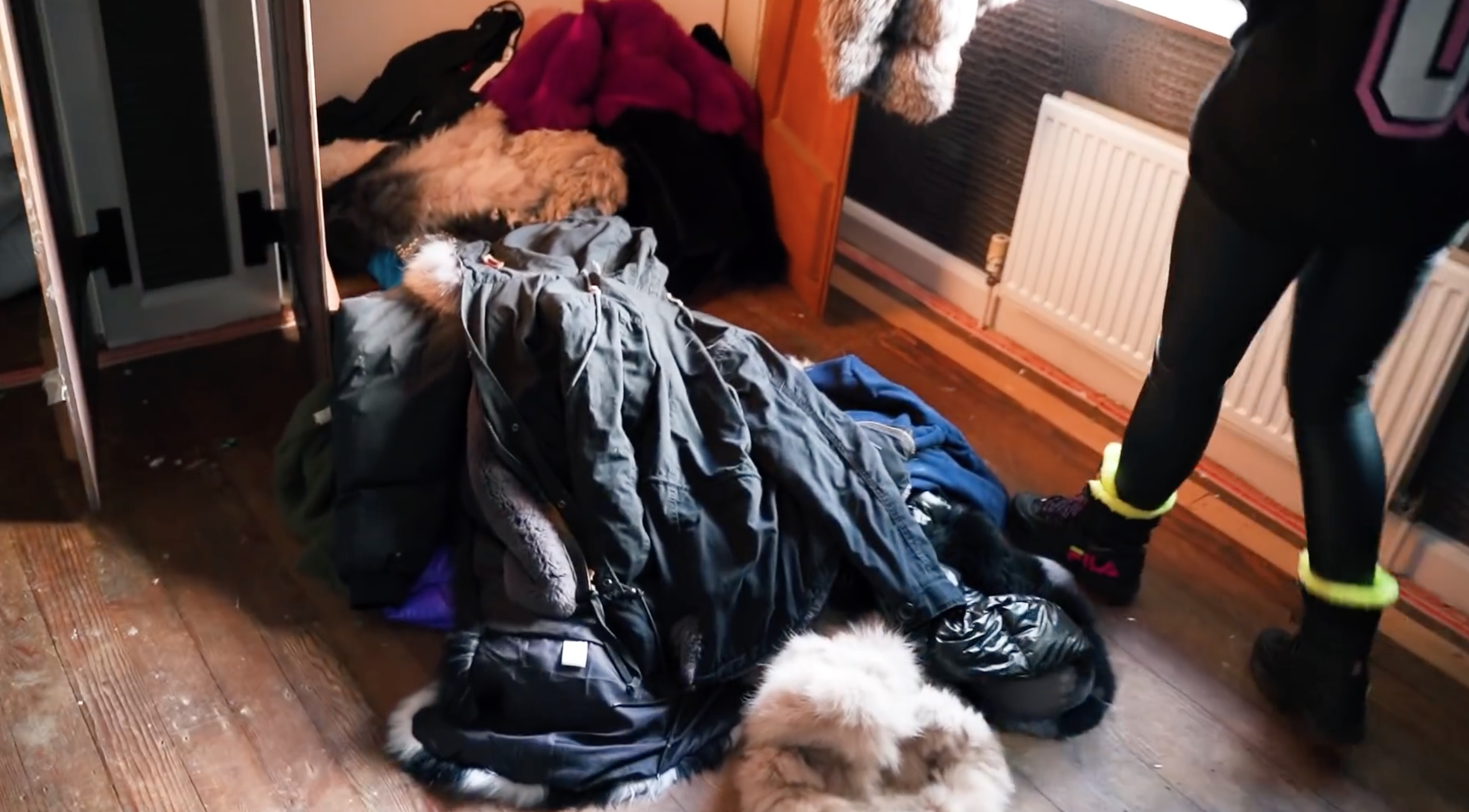 Katie price fur clothing