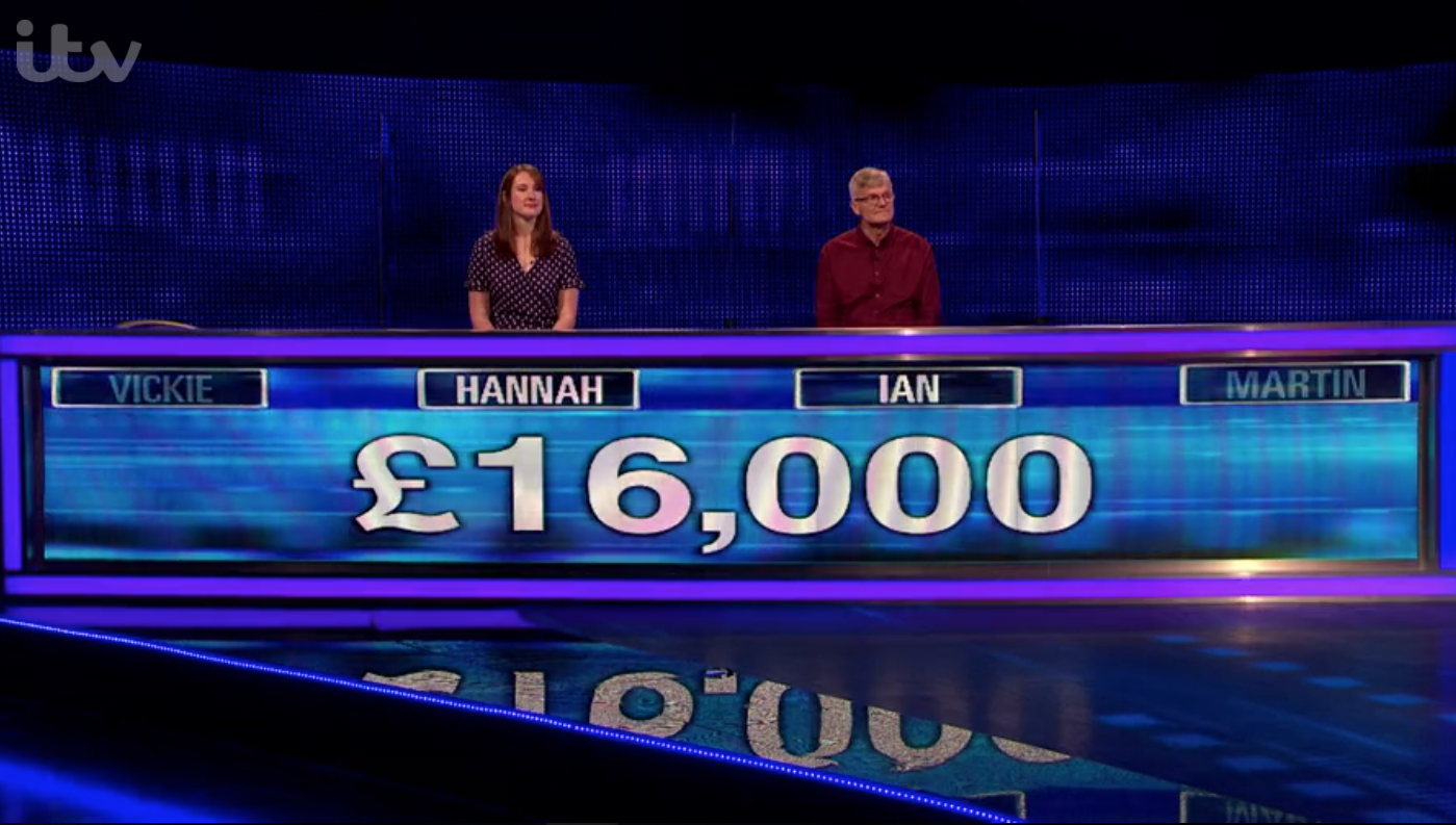 Ian and Hannah on The Chase