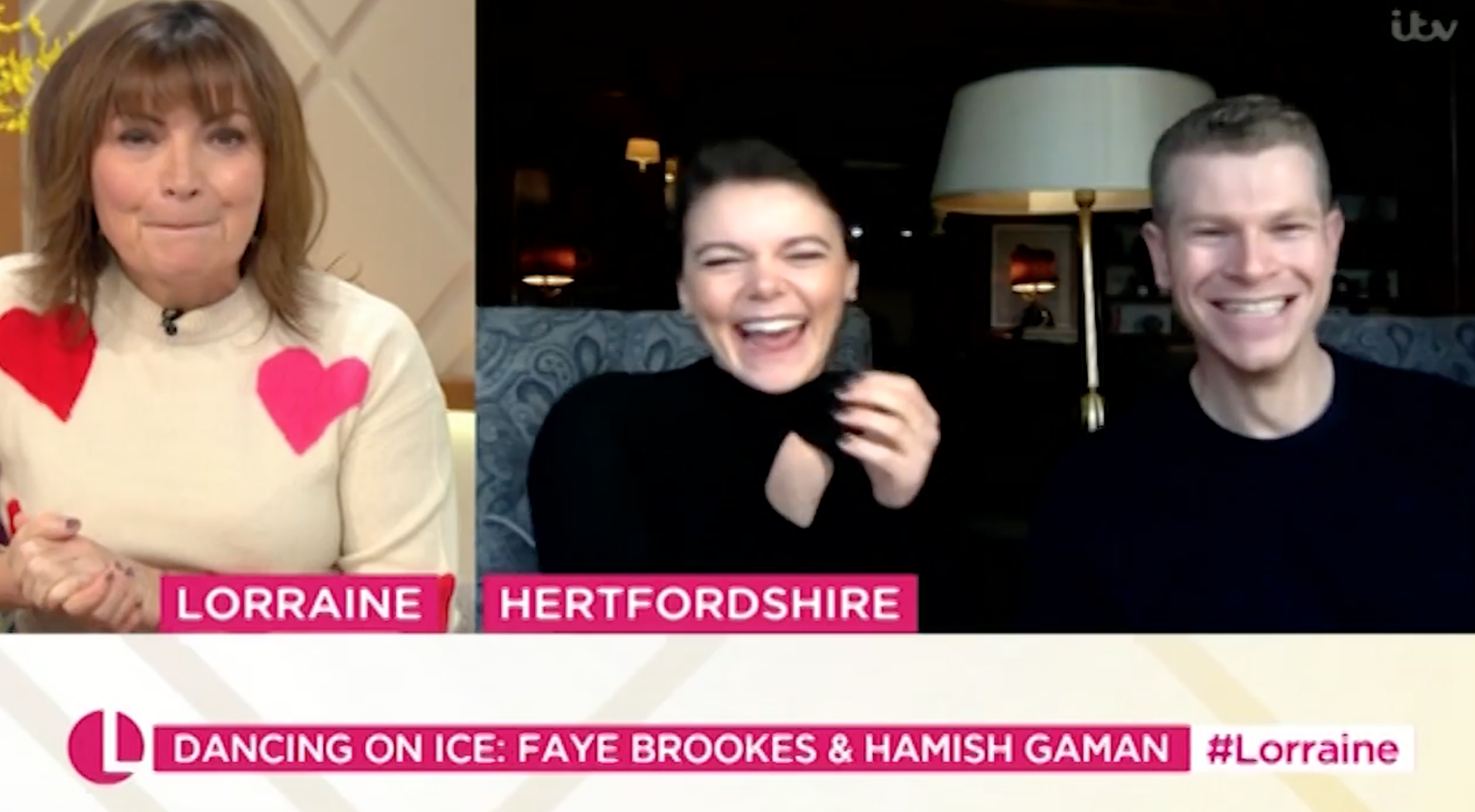 faye and hamish with Lorraine